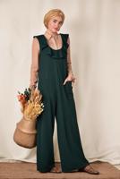 Tesettür giyim YEŞİL ALVİNA TULUM T 4118