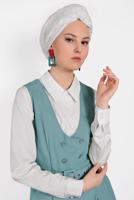 Tesettür giyim YEŞİL T 4479 LYON TULUM