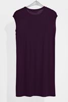 Tesettür giyim MOR BASİC KOLSUZ TUNİK 40826 