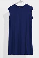 Tesettür giyim LACİVERT BASİC KOLSUZ TUNİK 40826 