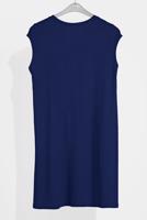 Tesettür giyim LACİVERT BASİC KOLSUZ TUNİK 40826 