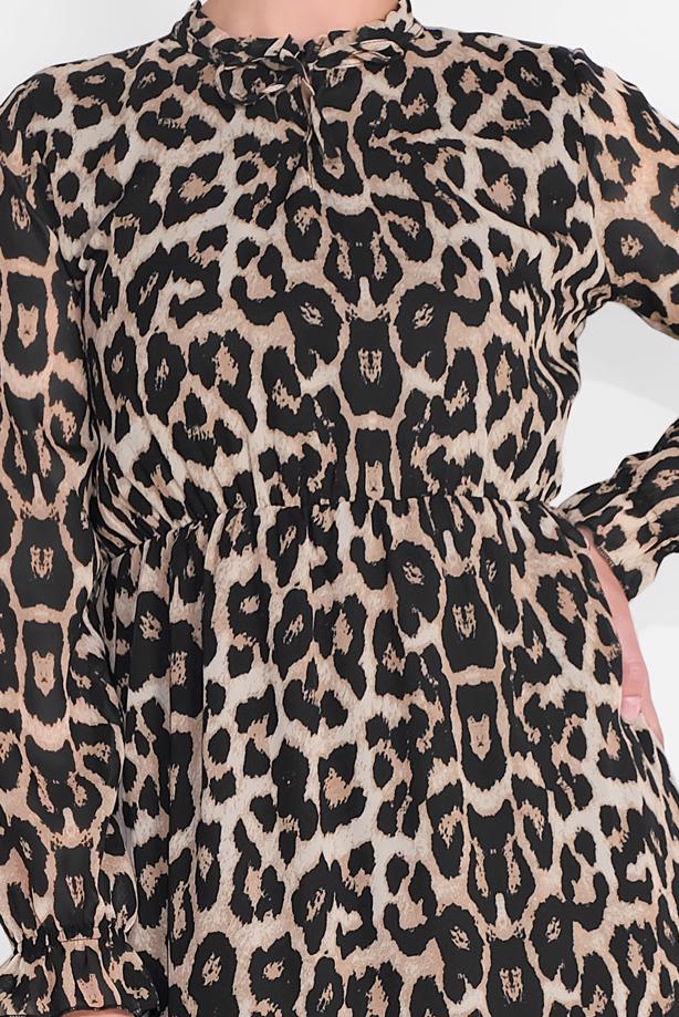 Hijab clothing  ANIMAL-PRINT TUNIC 4091-3  - TRENDTESETTÜR