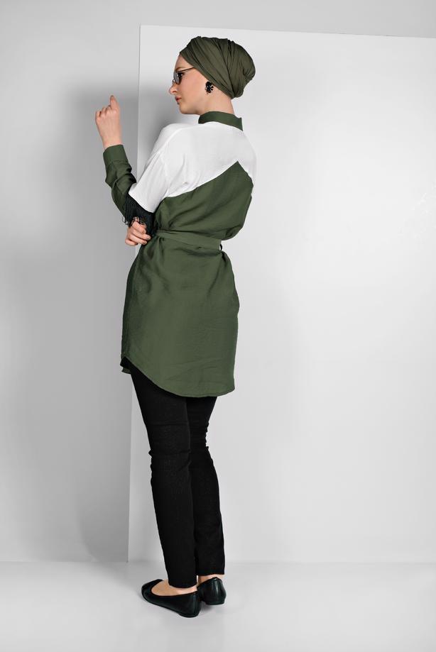 Vêtements hijab  FRINGED SHIRT 17202  - TRENDTESETTÜR