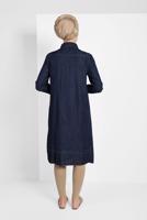 Tesettür giyim MAVİ PAMUKLU DENİM TUNİK 24315