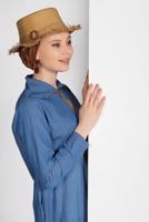 Tesettür giyim MAVİ FERMUAR DETAYLI DENİM TUNİK 34915