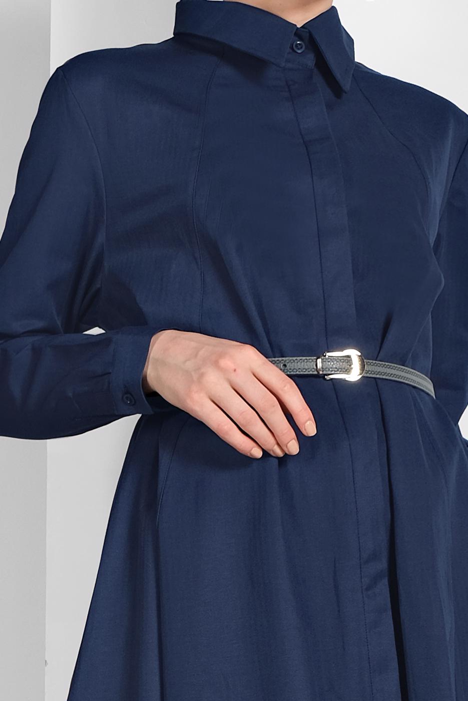 Vêtements hijab BLEU MARINE TUNIQUE CHEMISE 50915 