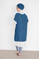 Tesettür giyim LACİVERT İKİLİ TUNİK 56208 