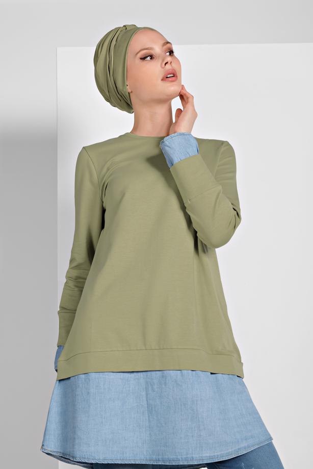 Tesettür giyim  spor tunik esintisi - TRENDTESETTÜR