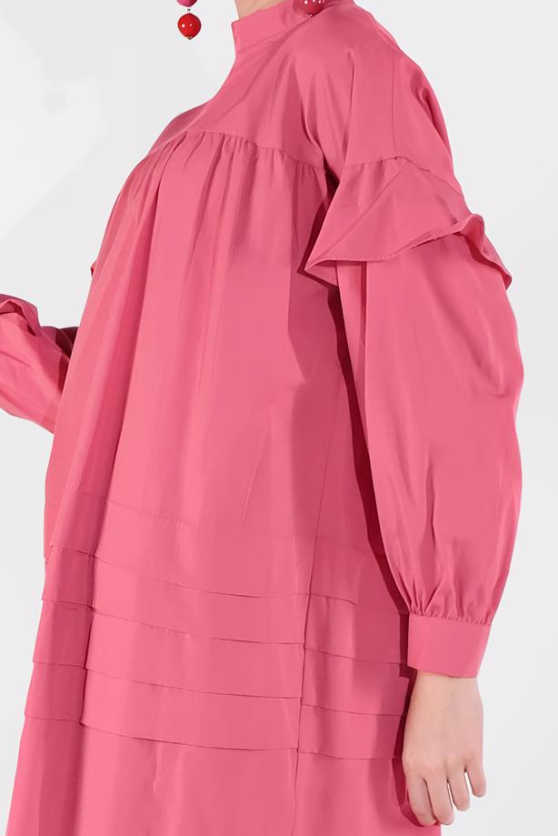 Vêtements hijab  SLEEVES-FLOUNCE TUNIC 77202 - TRENDTESETTÜR