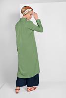 Hijab clothing GREEN BUTTONED SHIRT TUNIC 88225