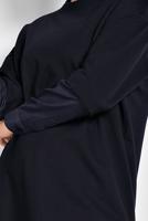 Tesettür giyim LACİVERT KOL KISMI DETAYLI TUNİK 98225