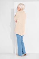 Vêtements hijab BEIGE TUNIQUE À COL NOUÉ 1091