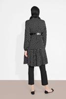 Hijab clothing BLACK POLKADOT TUNIC 1491