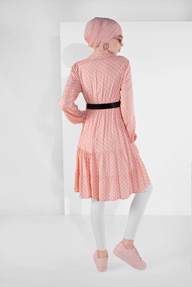 Hijab clothing  POLKADOT TUNIC 1491 - TRENDTESETTÜR