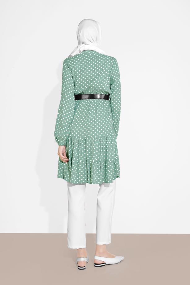 Hijab clothing  POLKADOT TUNIC 1491 - TRENDTESETTÜR