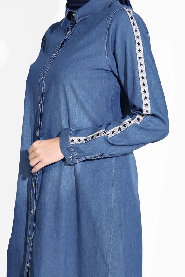 Hijab clothing  BUTTONED TUNIC 2365 - TRENDTESETTÜR
