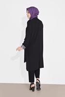 Tesettür giyim MOR ALVİNA MİX DESEN TUNİK 2874