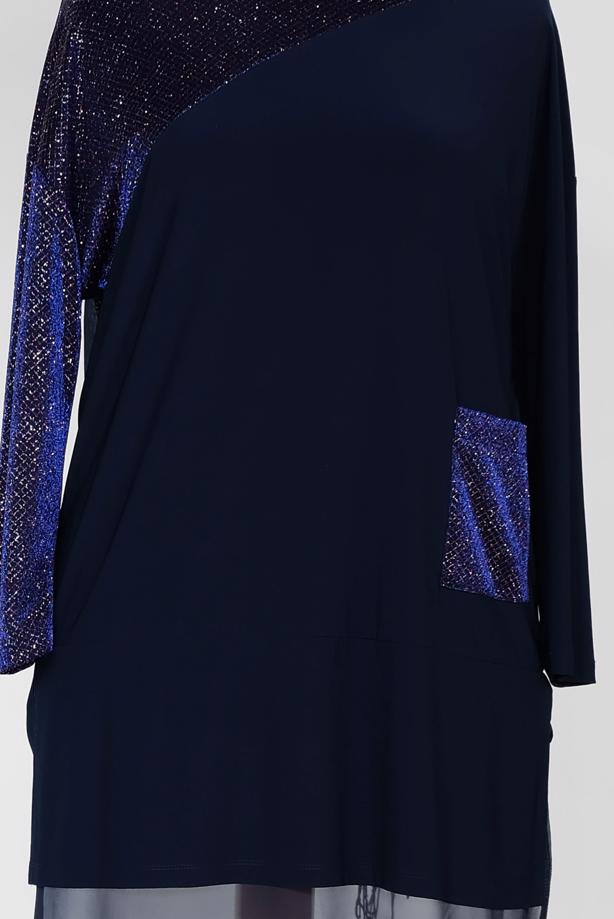 Vêtements hijab  ALVINA SPARKLY TUNIC 2881 - TRENDTESETTÜR