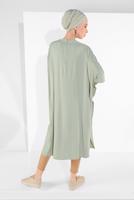 Tesettür giyim KAHVE PÜSKÜLLÜ TUNİK 3212 