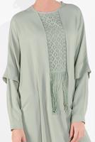 Tesettür giyim KAHVE PÜSKÜLLÜ TUNİK 3212 