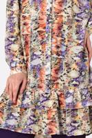 Tesettür giyim MOR ALVİNA RENKLİ DESENLİ TUNİK 4031 