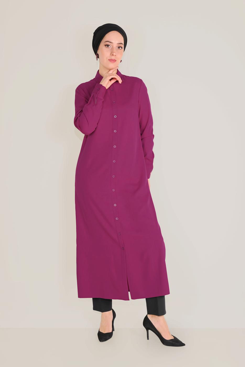 Hijab clothing PLUM ALVİNA BUTTONED TUNIC 40659 