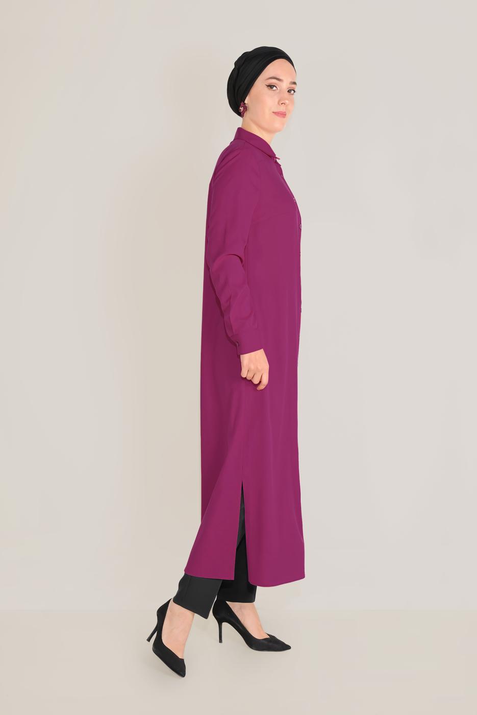 Hijab clothing PLUM ALVİNA BUTTONED TUNIC 40659 