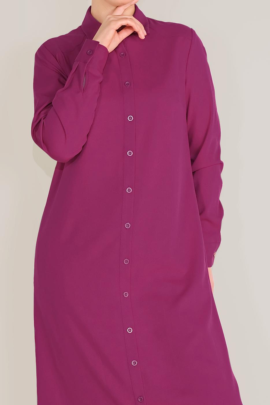 Hijab clothing PLUM ALVİNA BUTTONED TUNIC 40659 