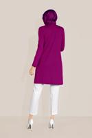 Tesettür giyim MOR ALVİNA ÖRME VİSKON TUNİK 40825 