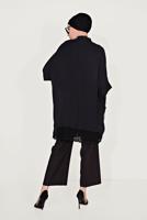 Tesettür giyim SİYAH ALVİNA DANTELLİ TUNİK  4122