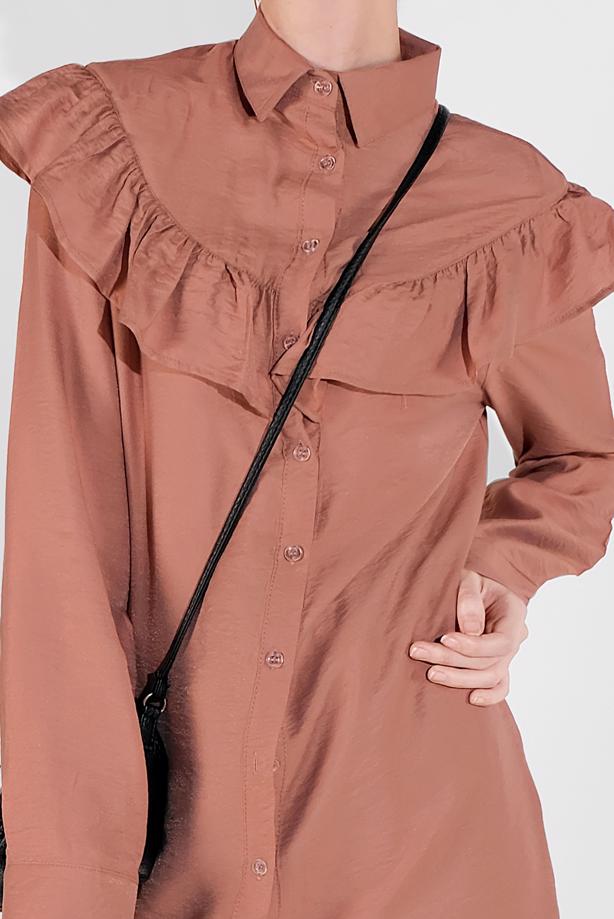 Vêtements hijab  BUTTON-TRIMMED TUNIC 4404  - TRENDTESETTÜR