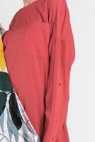 Tesettür giyim KAHVE ALVİNA KLASİK TUNİK 4415