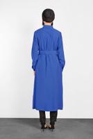 Tesettür giyim LACİVERT ALVİNA KEMERLİ CEP DETAYLI TUNİK 4450