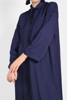 Tesettür giyim LACİVERT ALVİNA ASİMETRİK KESİMLİ TUNİK 4458