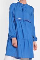 Tesettür giyim LACİVERT ALVİNA PÜSKÜL DETAYLI TUNİK 4470