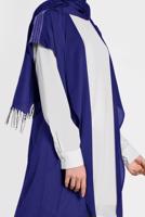 Tesettür giyim LACİVERT ALVİNA İKİLİ OMUZ DETAYLI TUNİK 4475