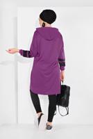 Vêtements hijab POURPRE SWEAT À CAPUCHE À SEQUINS 5606 