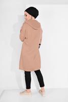 Vêtements hijab BRUN SWEAT À CAPUCHE À SEQUINS 5606 
