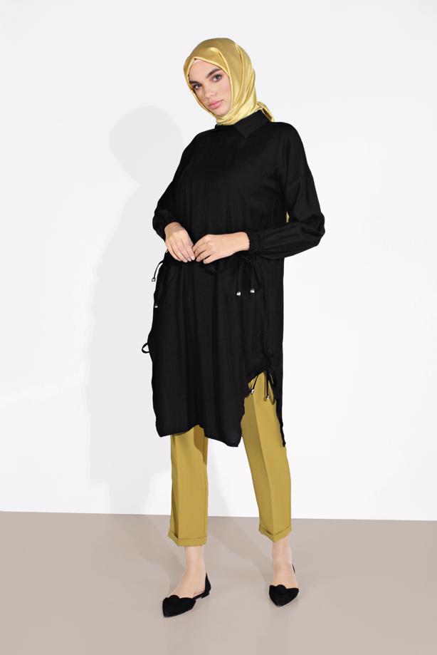 Vêtements hijab  TUNIC WITH POCKETS 7185 - TRENDTESETTÜR