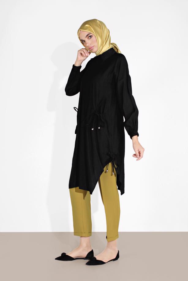 Vêtements hijab  TUNIC WITH POCKETS 7185 - TRENDTESETTÜR