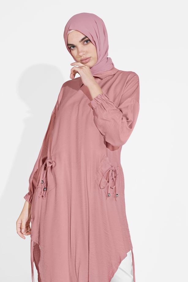 Vêtements hijab  TUNIC WITH POCKETS 7185 - TRENDTESETTÜR
