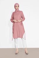 Vêtements hijab POUDRE TUNIQUE AVEC POCHES 7185 