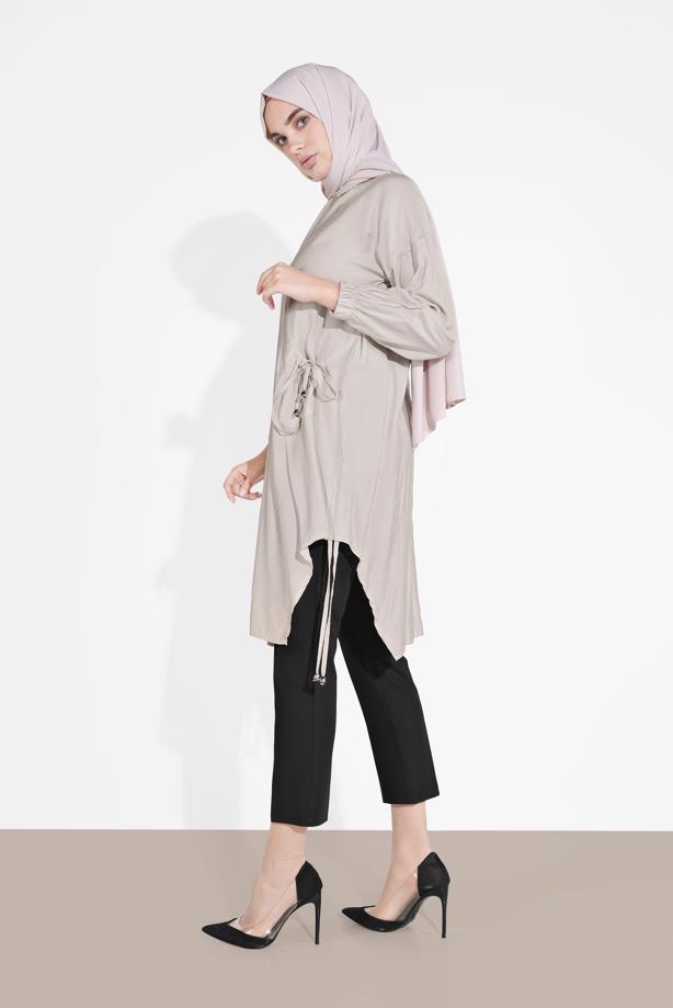 Vêtements hijab  TUNIC WITH POCKETS 7185 - TRENDTESETTÜR