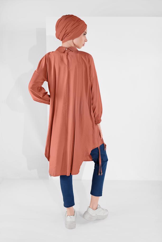 Vêtements hijab  TUNIC WITH POCKETS 7185 - TRENDTESETTÜR