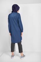 gümüş cep detaylı denimler