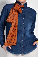 Tesettür giyim LACİVERT ÇITÇITLI DENİM BLUZ 9233