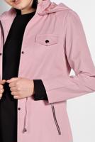 Vêtements hijab POUDRE IMPERMÉABLE EN TAILLE À SMOCKS AVEC CAPUCHE 23