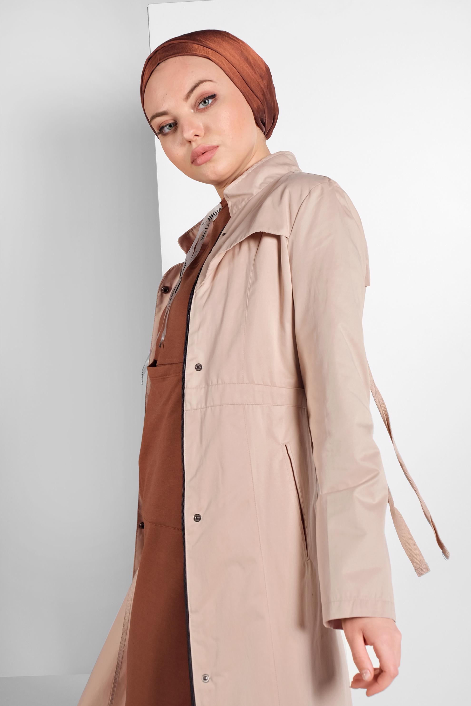 büzgü detaylı tunik