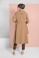 Vêtements hijab BRUN TRENCH-COAT AVEC CEINTURE 86 