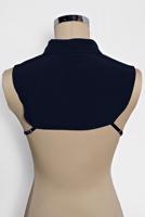 Tesettür giyim LACİVERT  ALVİNA BONCUK İŞLEMELİ BLUZ  YAKALIK 4407